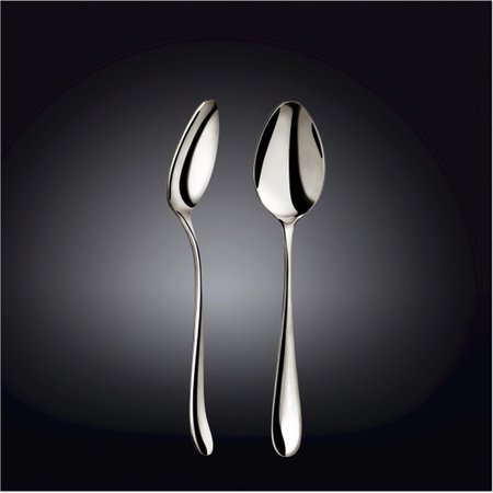 WILMAX 999102 8 in Dinner Spoon in White Box Packing 2PK WL999102 / A